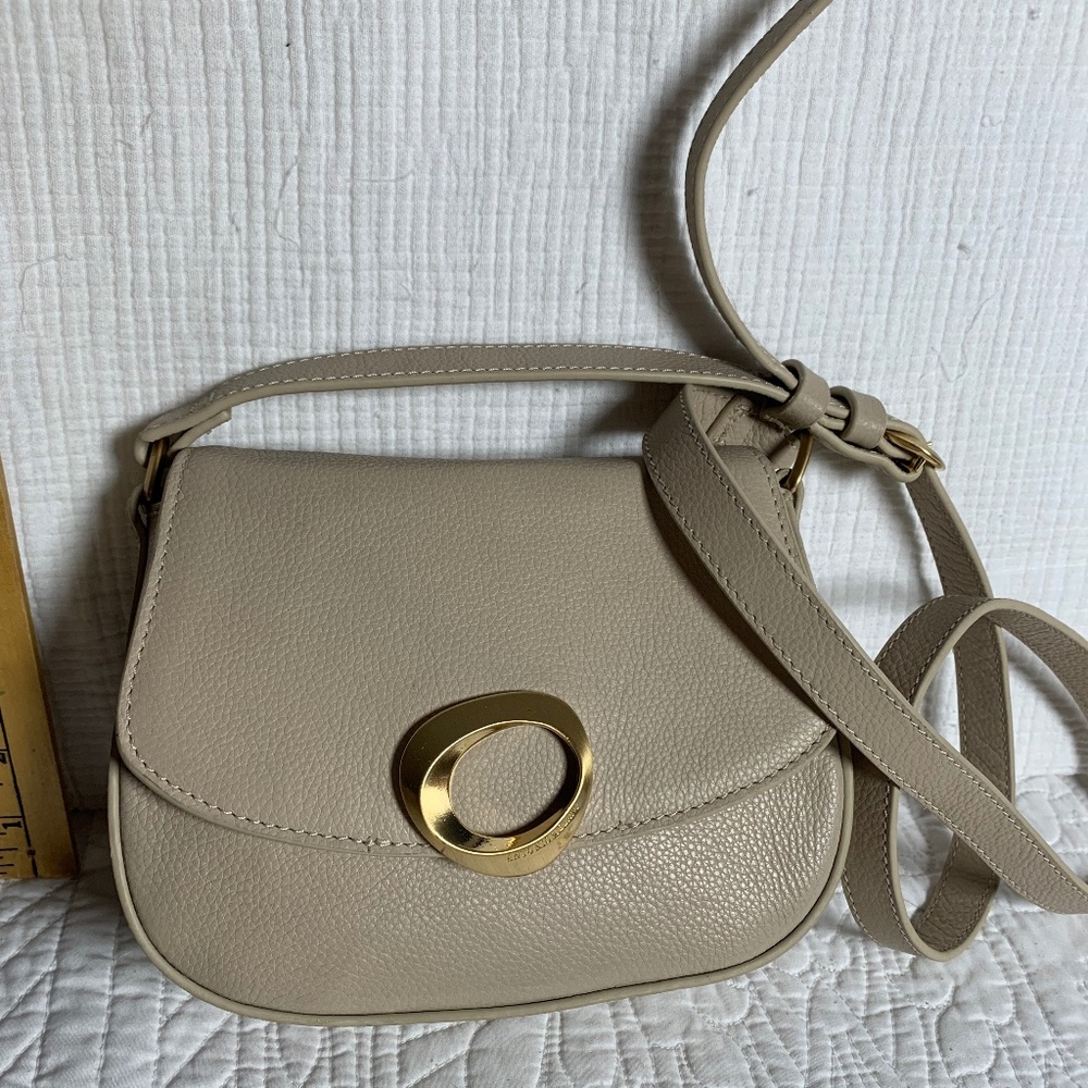 Antonio Melani bone colored small bag NWOT